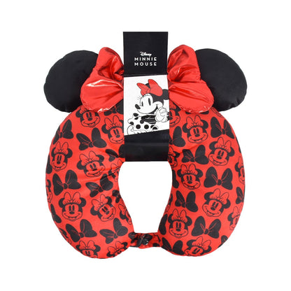 Disney Minnie Mouse Red Travel Neck Pillow 3D Ears and Bow - Stiles Supply Co.