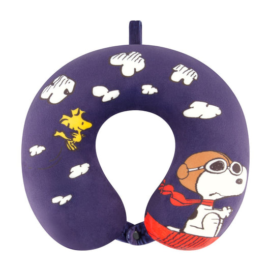 Peanuts Snoopy & Woodstock Memory Foam Travel Pillow - Stiles Supply Co.