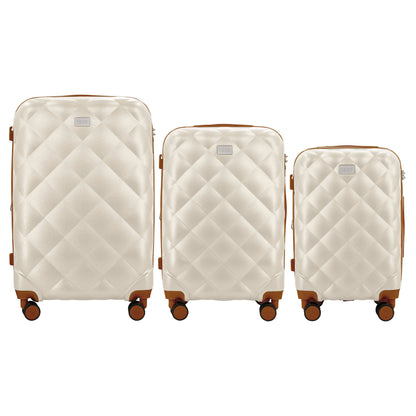 Mirage IZOD Fit Lightweight ABS Hard Shell Luggage Set - 3-Piece - Stiles Supply Co.