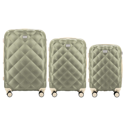 Mirage IZOD Fit Lightweight ABS Hard Shell Luggage Set - 3-Piece - Stiles Supply Co.