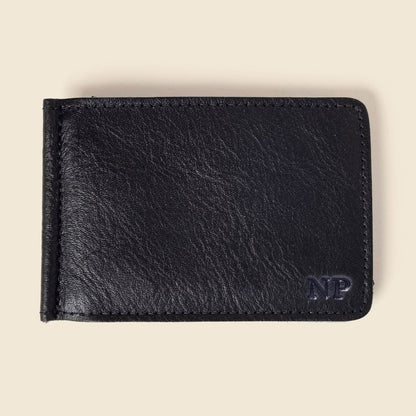 CASUPO Bifold Money Clip Wallet - Black