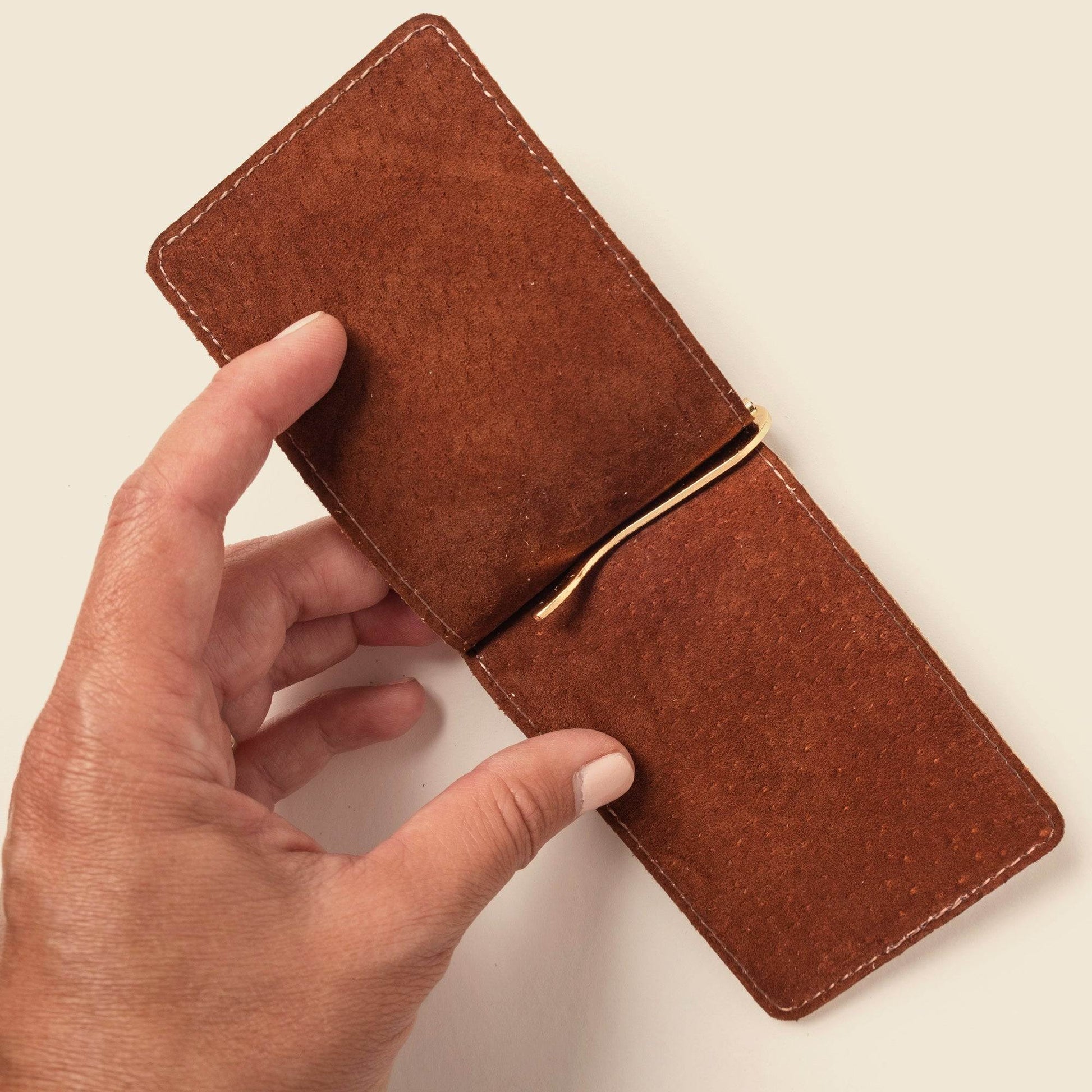 CASUPO Money Clip Wallet - Chocolate