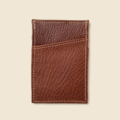 CASUPO Minimalist Wallet with RFID Protection - Chocolate