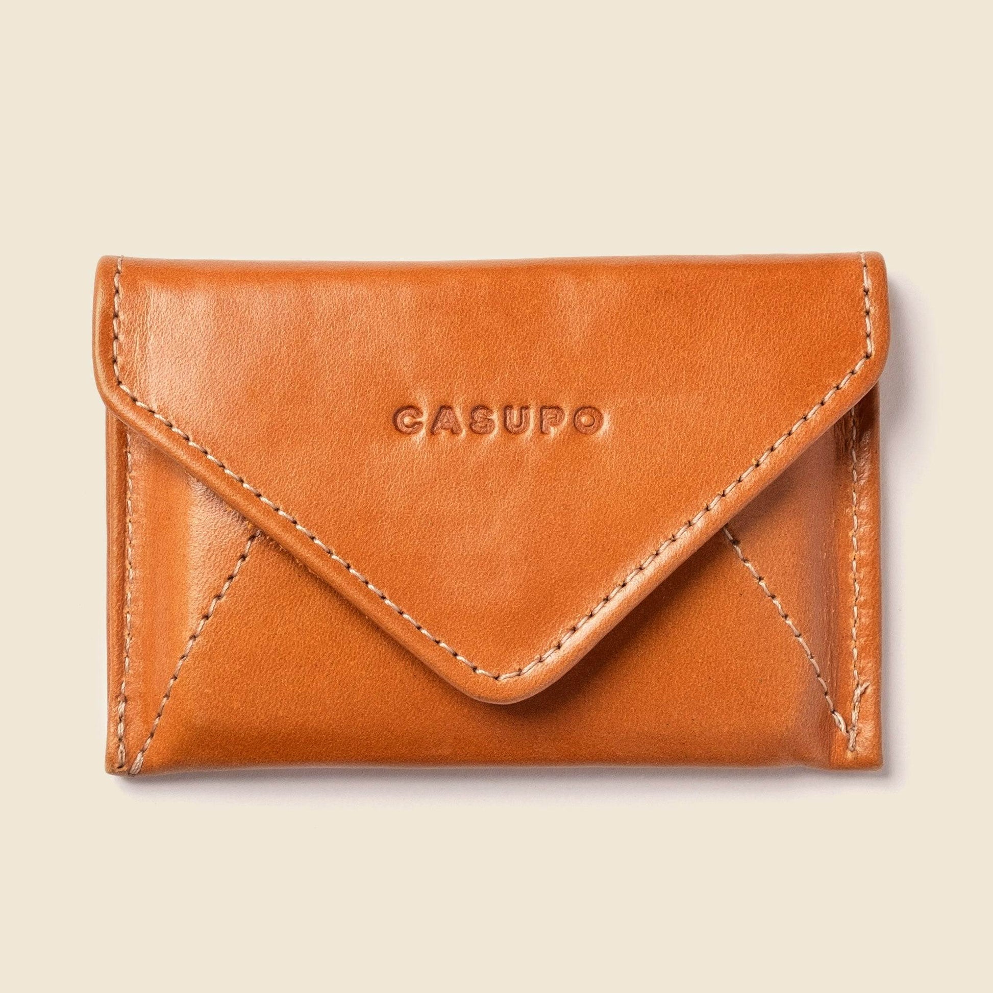 CASUPO Minimalist Wallet with RFID protection - Brown