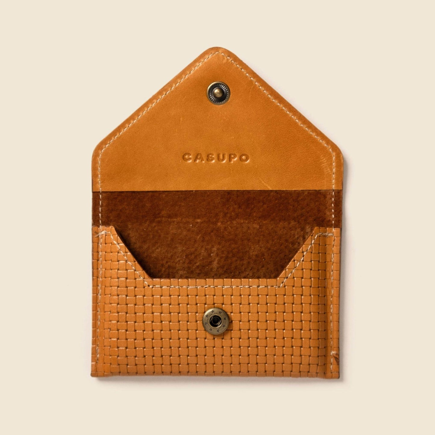 CASUPO Mini Envelope Wallet With RFID protection - Tan Limited Edition