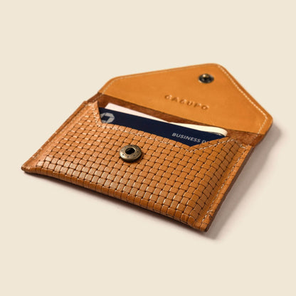 CASUPO Mini Envelope Wallet With RFID protection - Tan Limited Edition