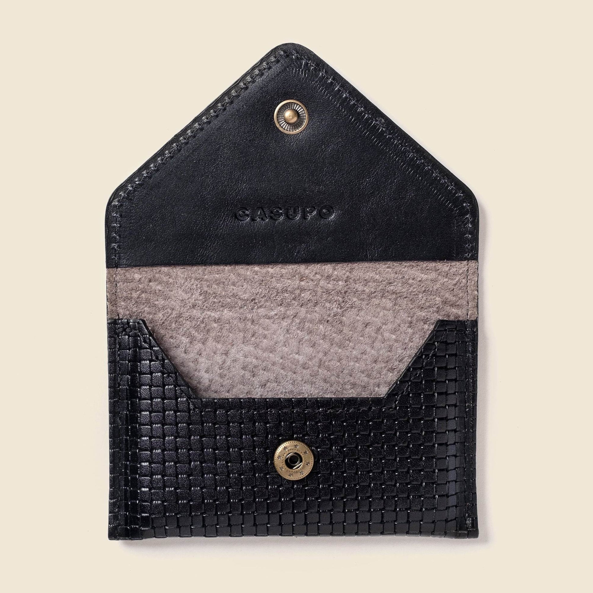 CASUPO Mini Envelope Wallet With RFID protection - Black Limited Edition