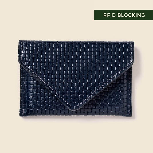 CASUPO Mini Envelope Wallet With RFID protection - Navy Limited Edition
