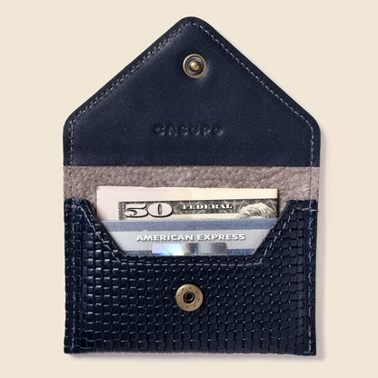 CASUPO Mini Envelope Wallet With RFID protection - Navy Limited Edition