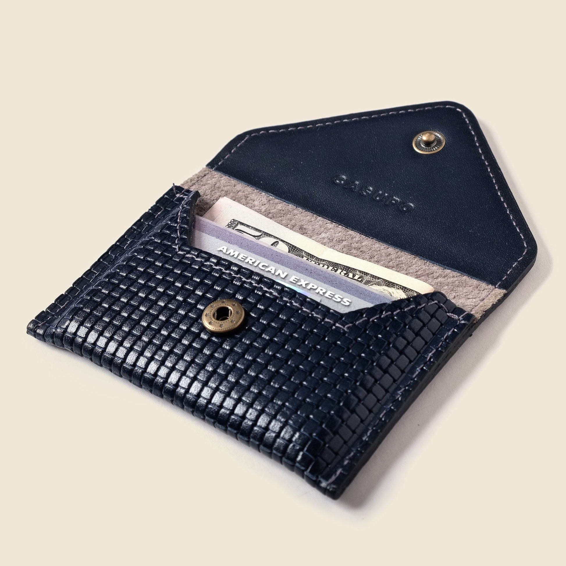 CASUPO Mini Envelope Wallet With RFID protection - Navy Limited Edition