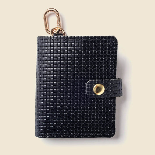CASUPO Wallet with Snap and Key Ring - Black Limited Edition