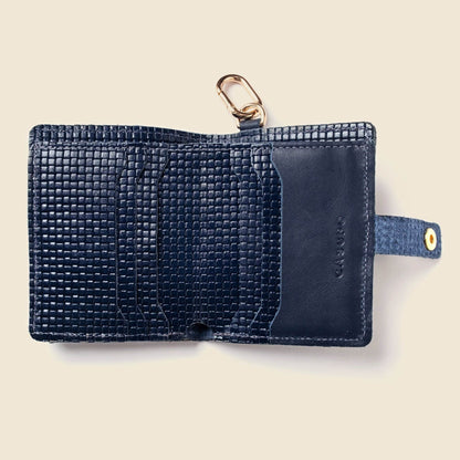 CASUPO Wallet with Snap and Key Ring - Navy Limited Edition