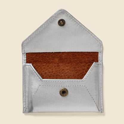 CASUPO Mini Envelope Wallet With RFID protection - Silver