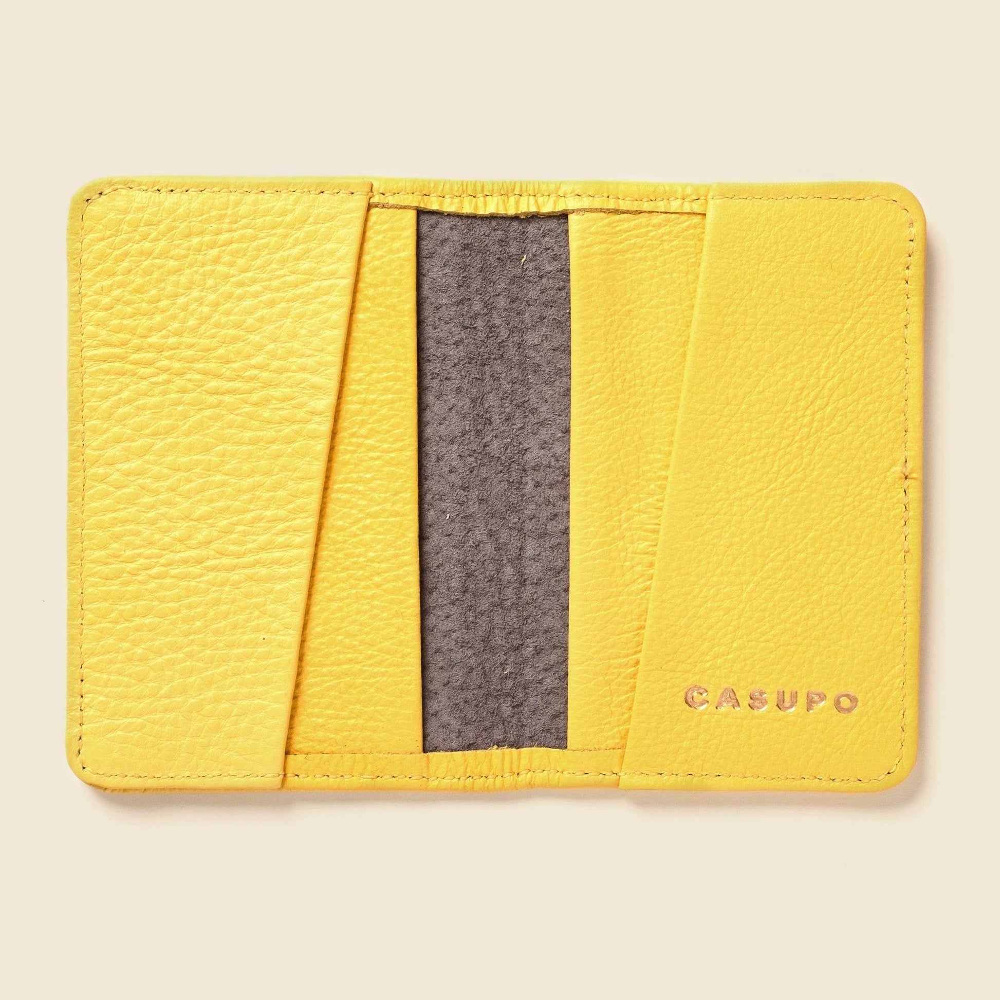 CASUPO Compact Bifold with RFID Protection - Sunny Yellow