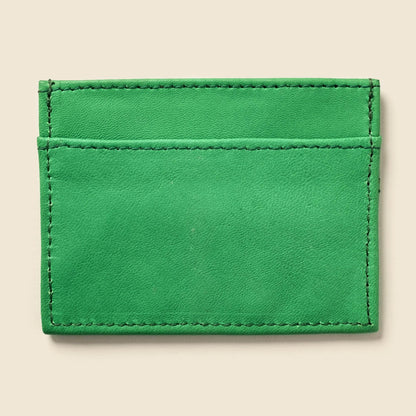 CASUPO Slim Card Holder Wallet With RFID Protection - Green