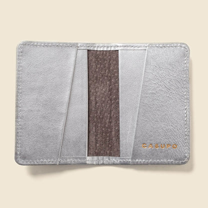 CASUPO Compact Bifold with RFID Protection - Silver
