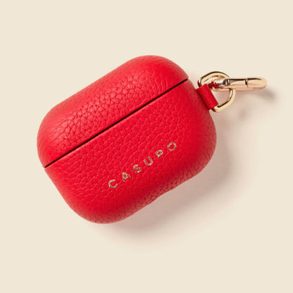 CASUPO Leather Airpod Case - Red