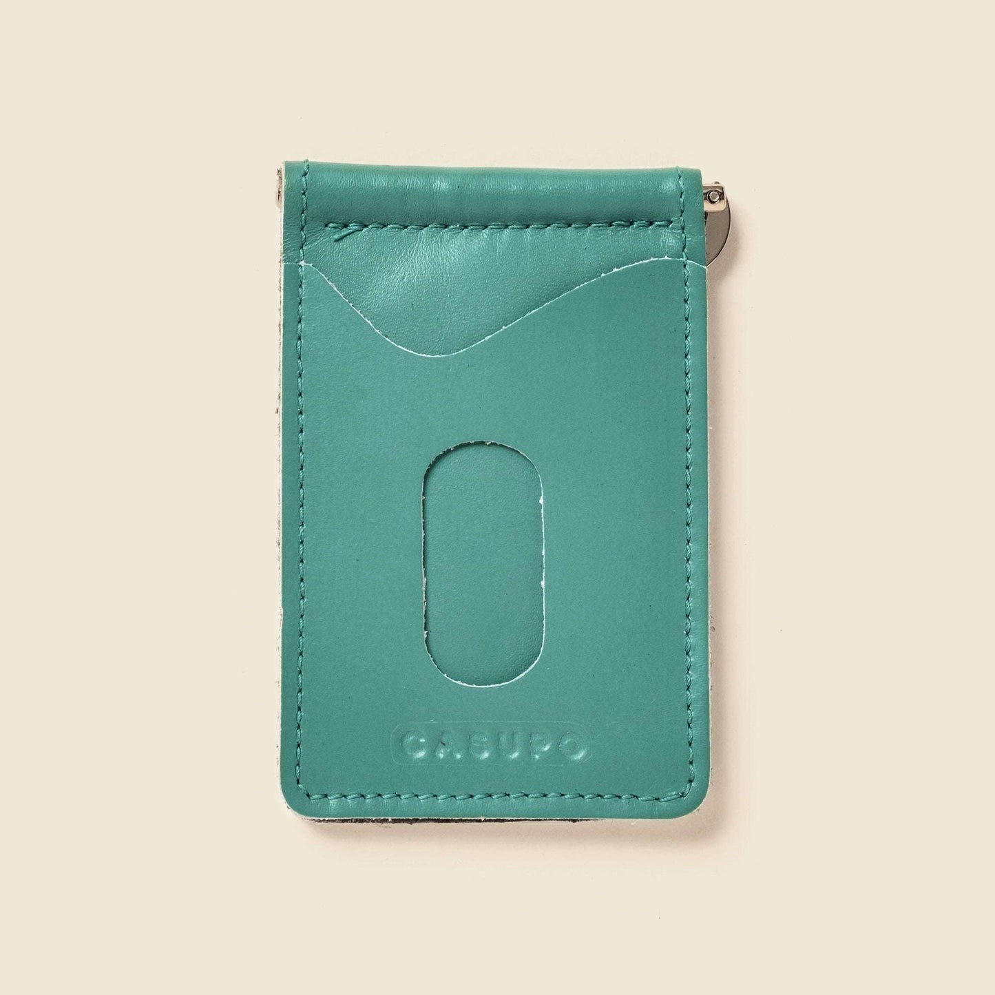 CASUPO Money Clip Wallet - Teal