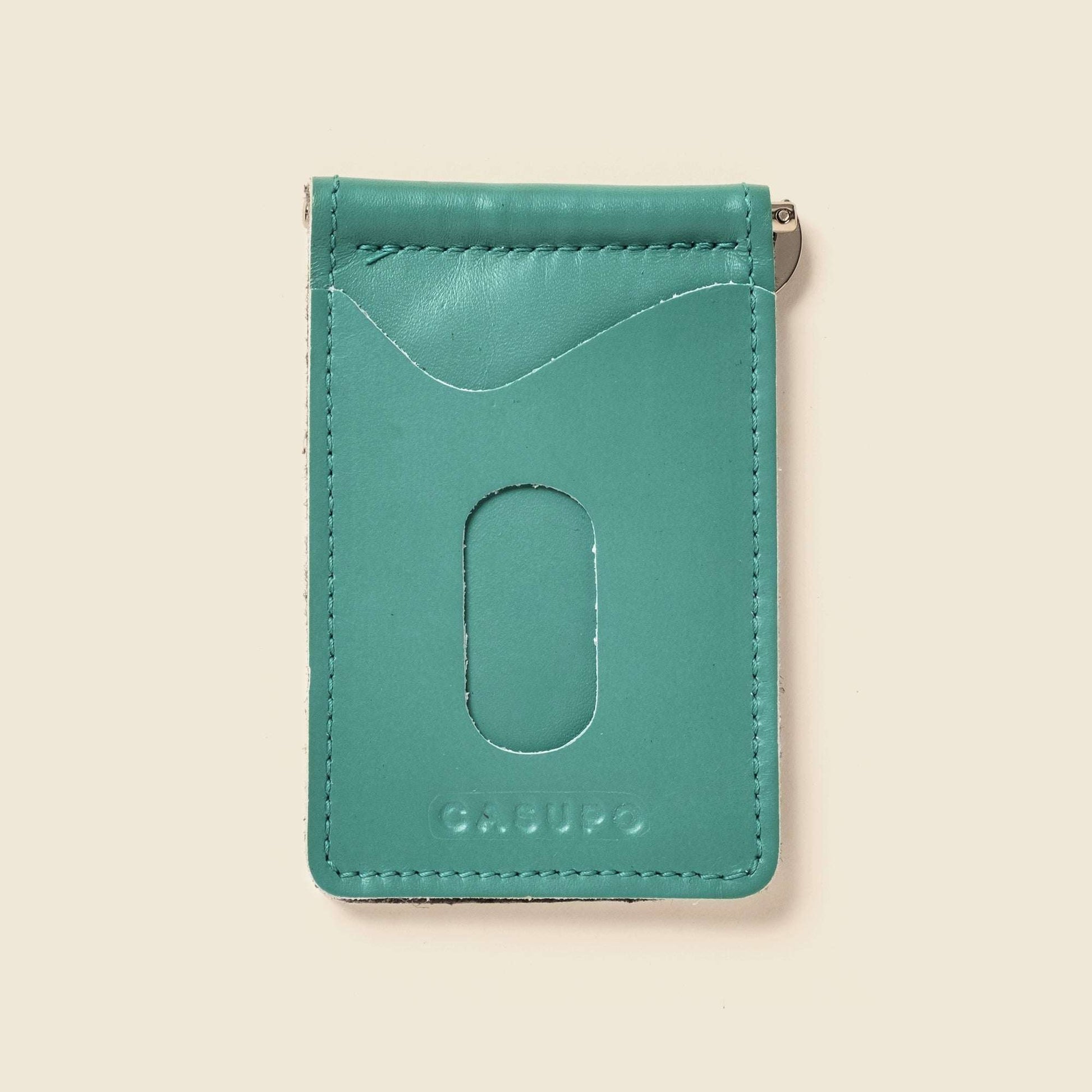 CASUPO Money Clip Wallet - Teal