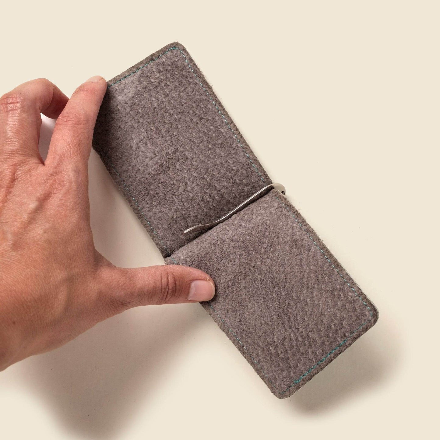 CASUPO Money Clip Wallet - Teal