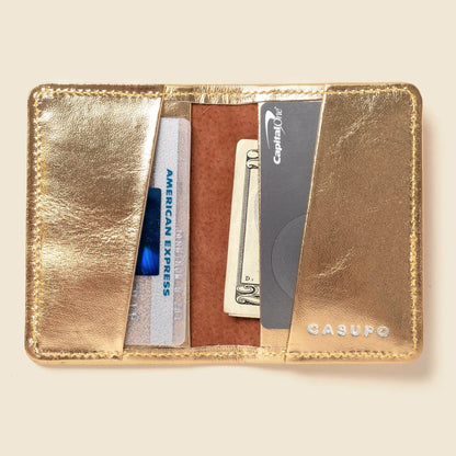 CASUPO Compact Bifold with RFID Protection - Gold