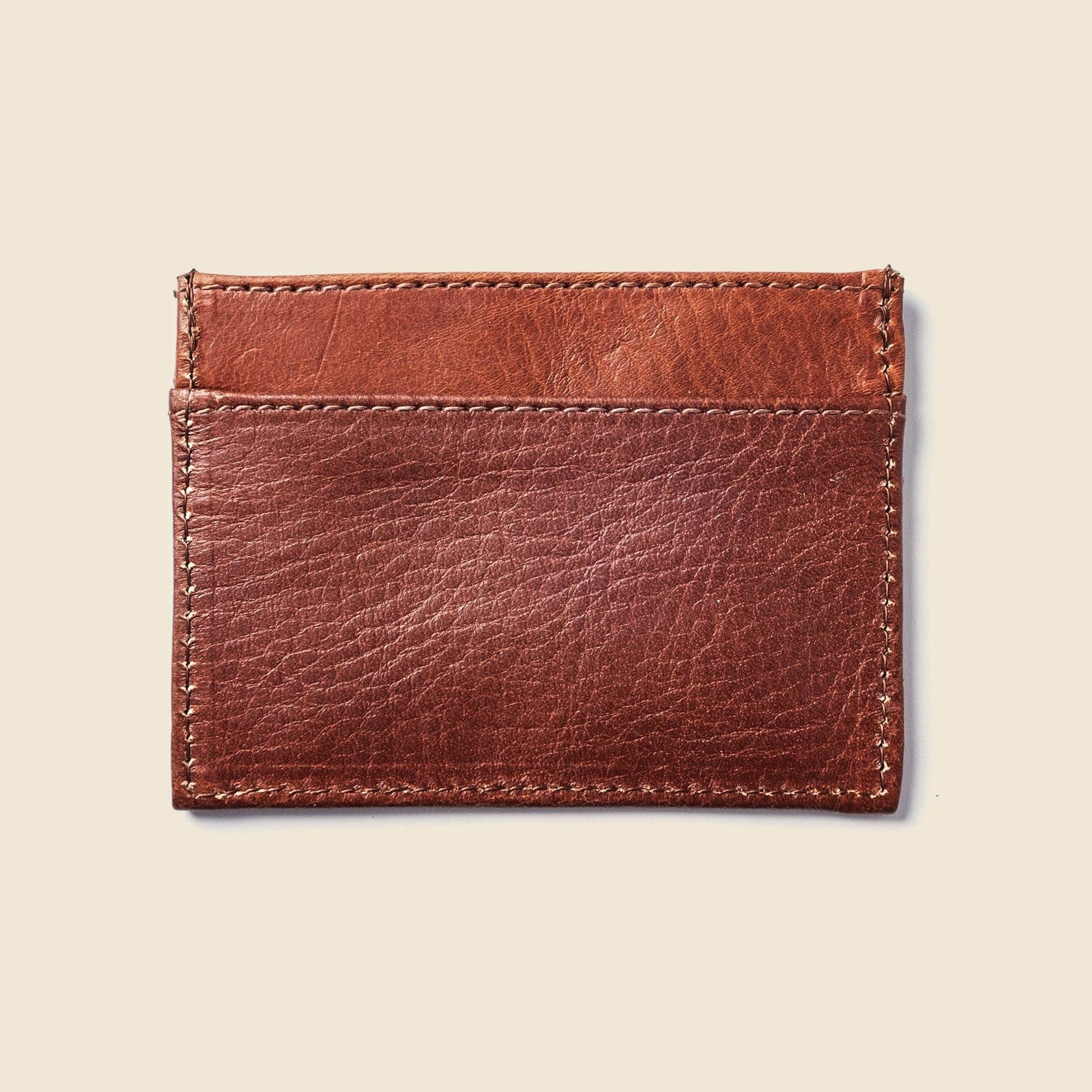 CASUPO Slim Card Holder Wallet with RFID Protection - Chocolate