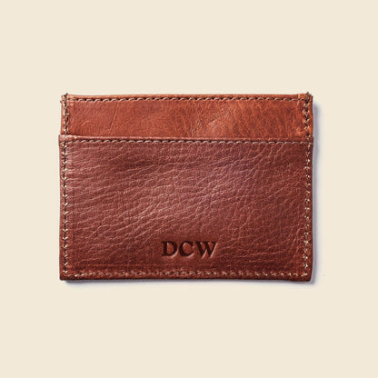 CASUPO Slim Card Holder Wallet with RFID Protection - Chocolate
