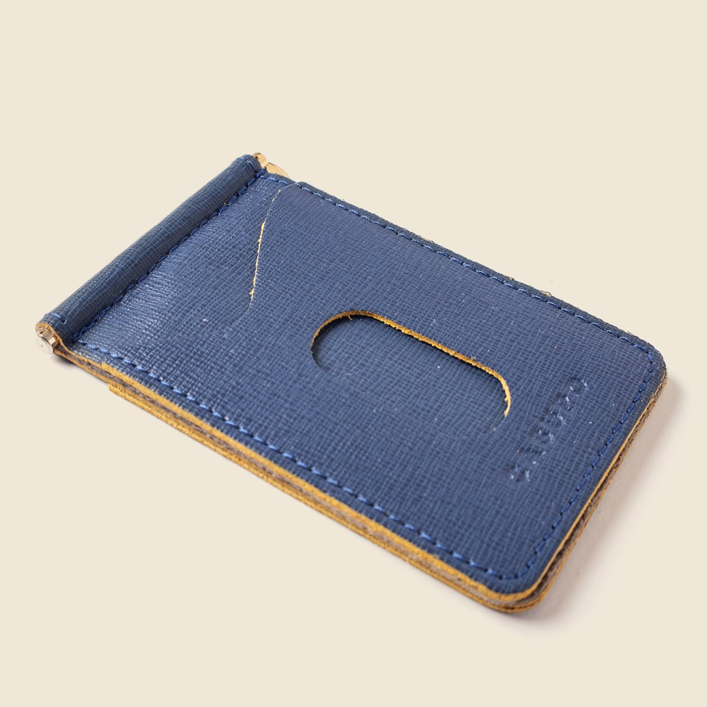 CASUPO Money Clip Wallet - Blue / Yellow