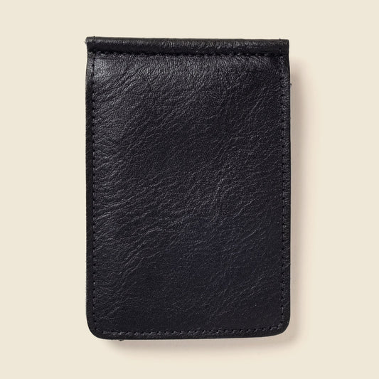 CASUPO Bifold Money Clip Wallet - Black