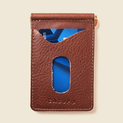 CASUPO Money Clip Wallet - Chocolate