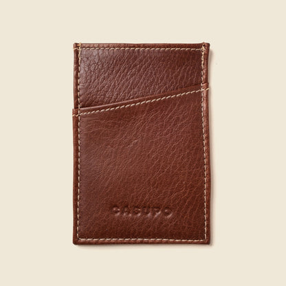 CASUPO Minimalist Wallet with RFID Protection - Chocolate