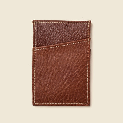CASUPO Minimalist Wallet with RFID Protection - Chocolate