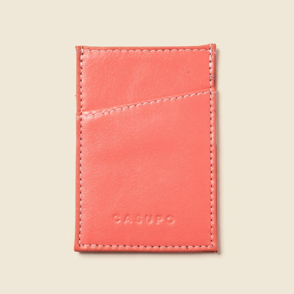 CASUPO Minimalist Wallet With RFID Protection - Pastel Pink