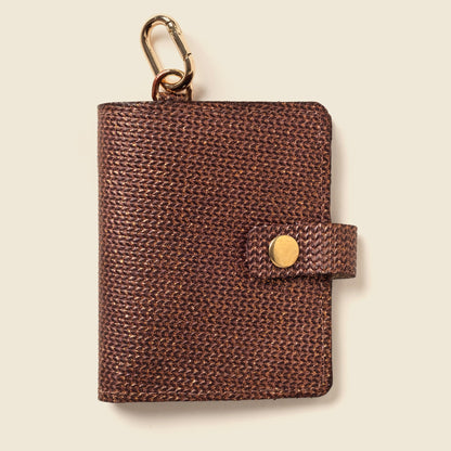 CASUPO Wallet with Snap and Key Ring - Bronze Glow