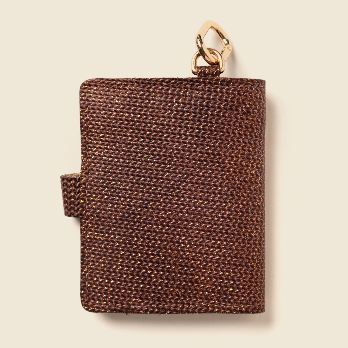 CASUPO Wallet with Snap and Key Ring - Bronze Glow