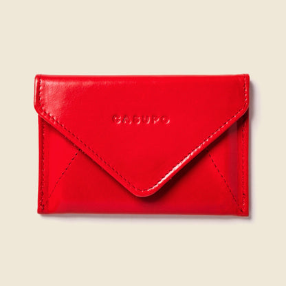 CASUPO Mini Envelope Wallet With RFID protection - Fire Red