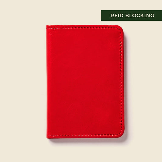 CASUPO Compact Bifold with RFID Protection - Fire Red