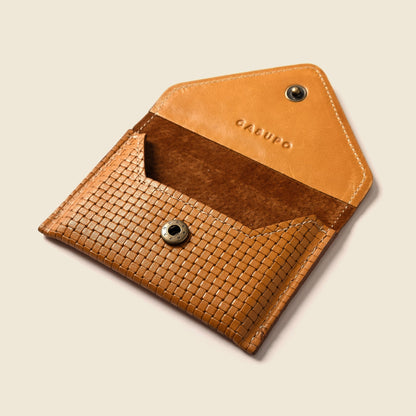 CASUPO Mini Envelope Wallet With RFID protection - Tan Limited Edition