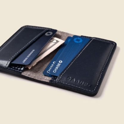 CASUPO Compact Bifold with RFID Protection - Navy Limited Edition
