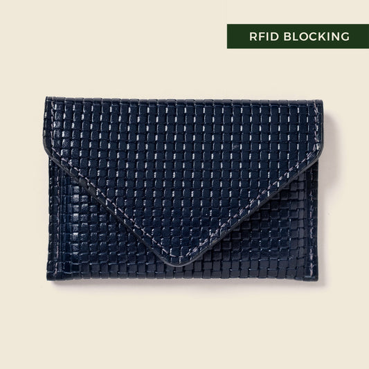 CASUPO Mini Envelope Wallet With RFID protection - Navy Limited Edition