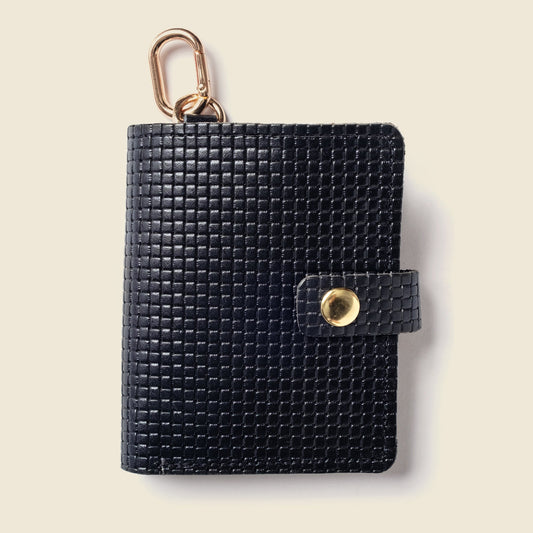 CASUPO Wallet with Snap and Key Ring - Black Limited Edition