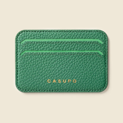 CASUPO Mag Safe Leather Wallet with RFID - Green