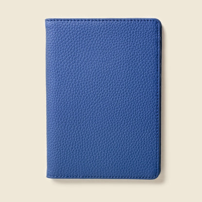 CASUPO Leather Passport Wallet with RFID Shield- Cobalt