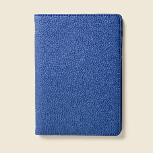 CASUPO Leather Passport Wallet with RFID Shield- Cobalt