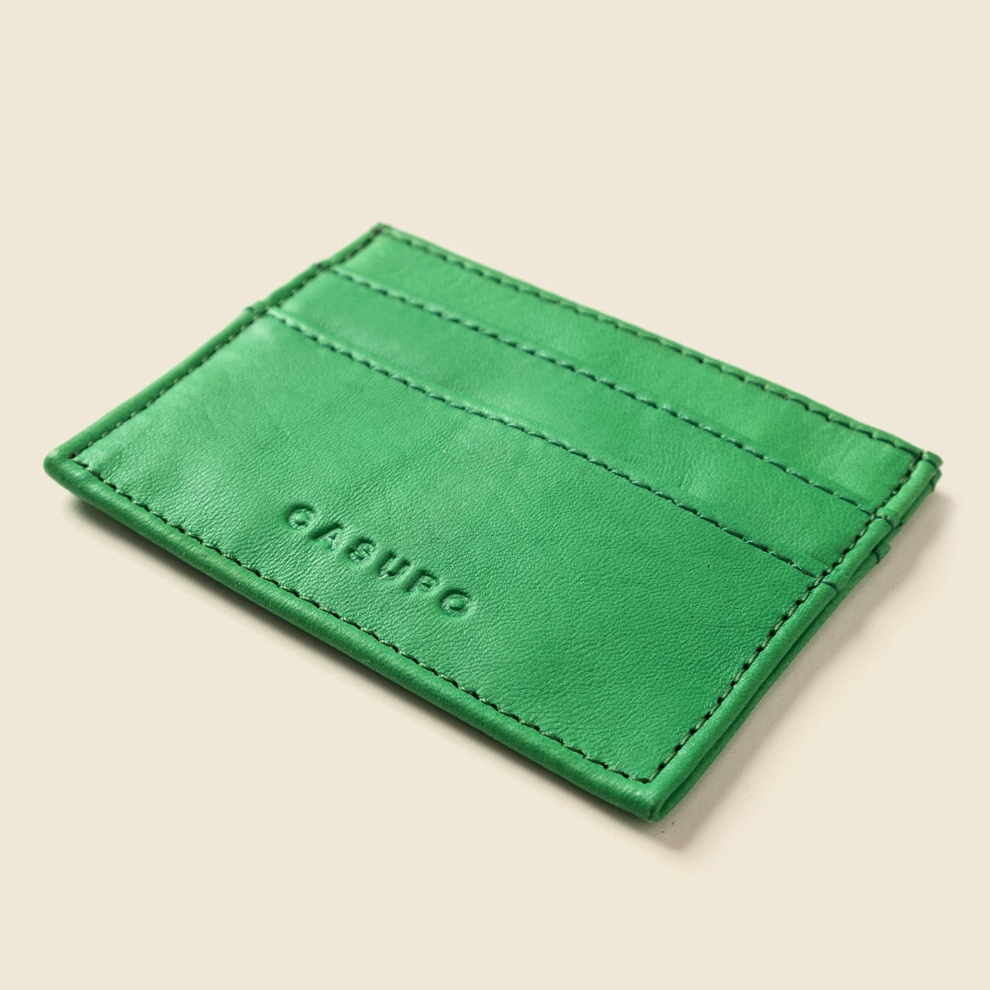 CASUPO Slim Card Holder Wallet With RFID Protection - Green