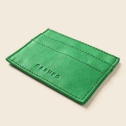 CASUPO Slim Card Holder Wallet With RFID Protection - Green