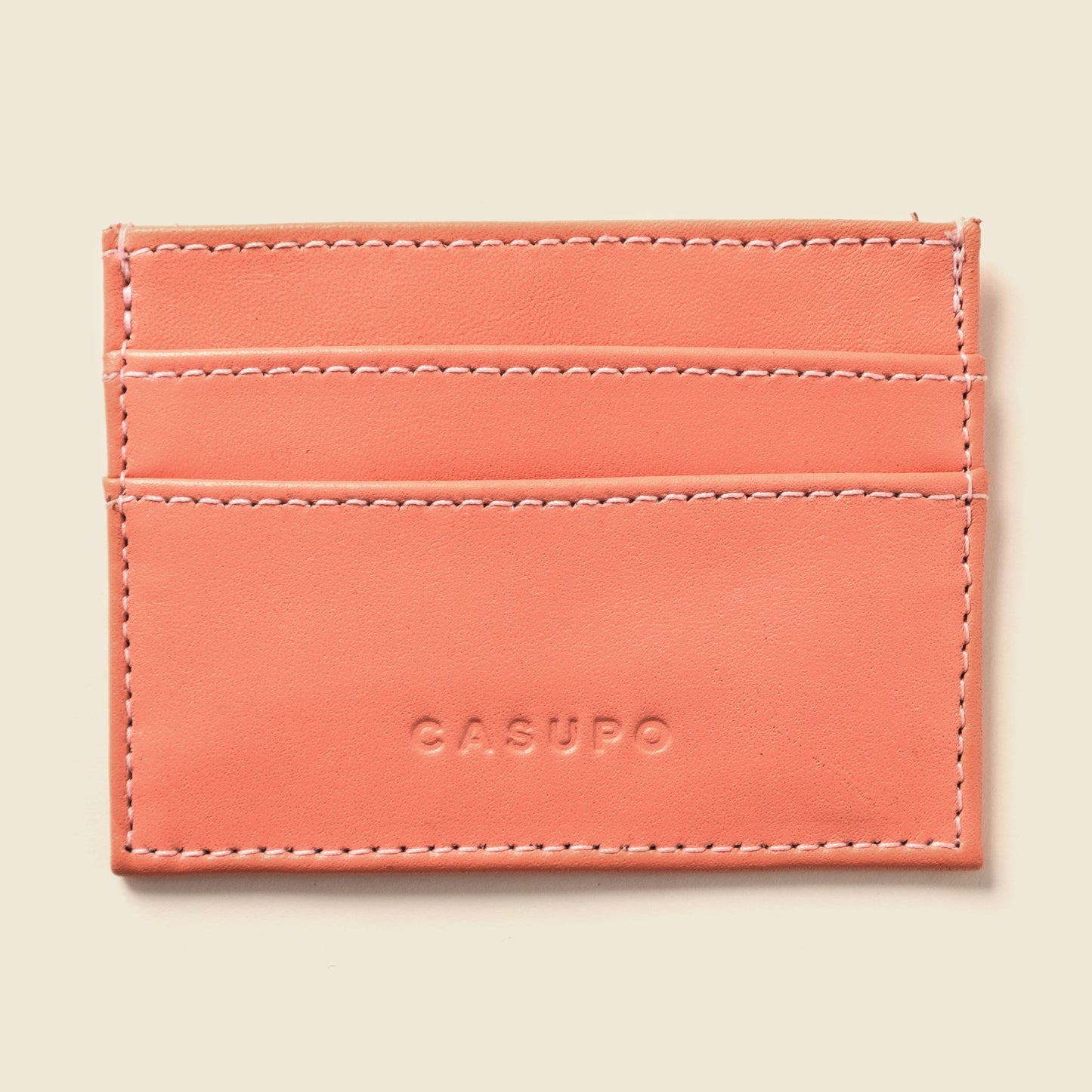 CASUPO Slim Card Holder Wallet With RFID Protection - Pink