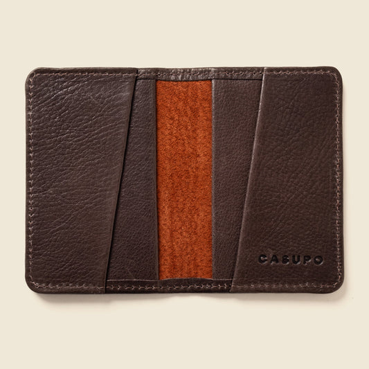 CASUPO Compact Bifold with RFID Protection - Brown