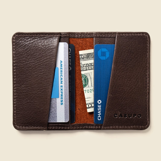 CASUPO Compact Bifold with RFID Protection - Brown