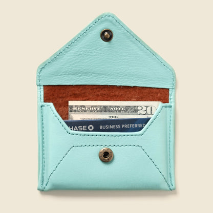 CASUPO Mini Envelope Wallet With RFID protection - Baby Blue